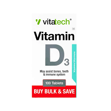 VITATECH VITAMIN D3 BULK 100 CAPS