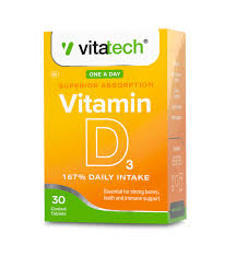 VITATECH VITAMEN D3 60 CAPS