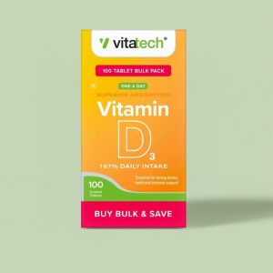 VITATECH VITAMIN D3 BULK 100 CAPS